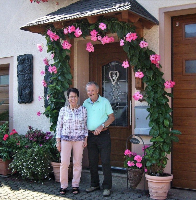 Gastgeber Horst und Gisela Clüsserath
